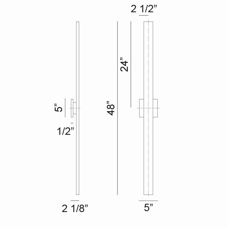 Matteo Lighting S07948MW LED Wall Sconce