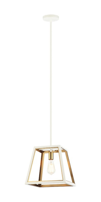 Matteo Lighting C72101WHAG One Light Pendant