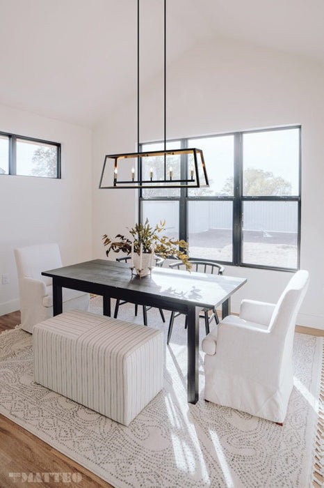 Matteo Lighting C72105MBAG Five Light Chandelier