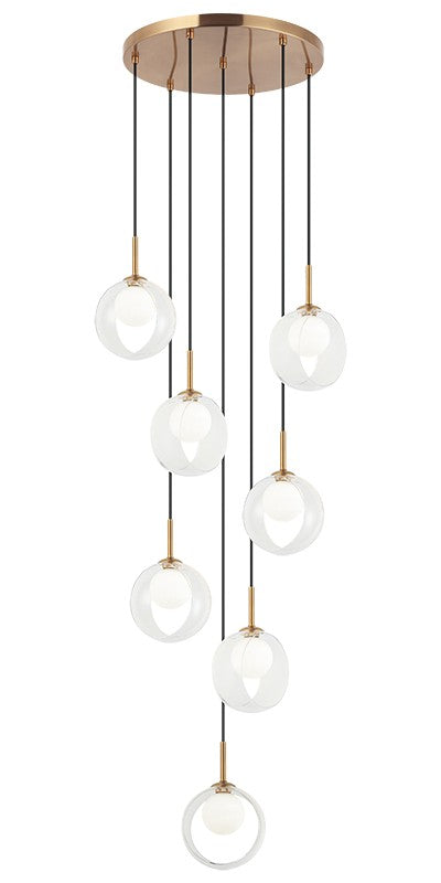 Matteo Lighting C60607AGCL LED Pendant