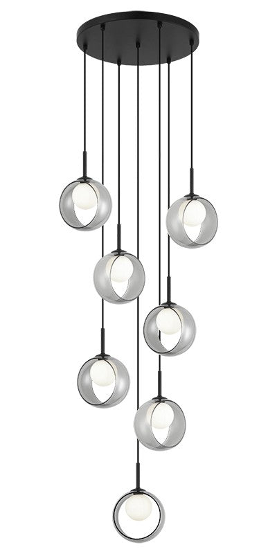 Matteo Lighting C60607BKSM LED Pendant