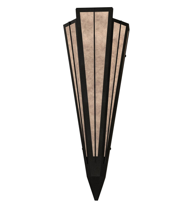 Meyda Tiffany 255636 One Light Wall Sconce, Textured Black
