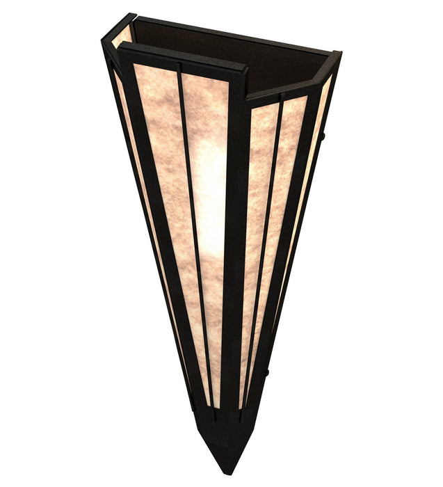 Meyda Tiffany 255636 One Light Wall Sconce, Textured Black