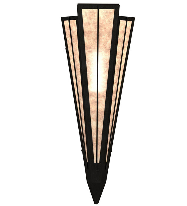 Meyda Tiffany 255636 One Light Wall Sconce, Textured Black