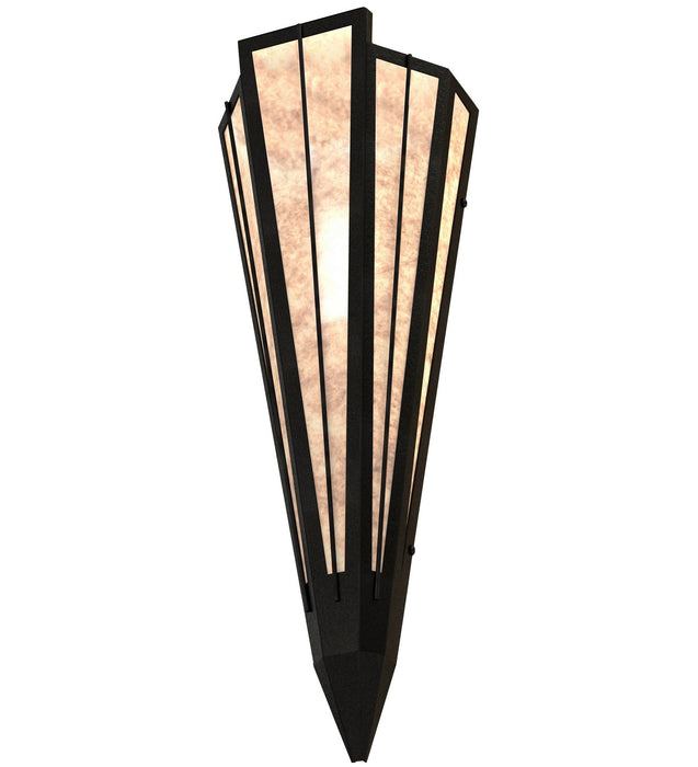 Meyda Tiffany 255636 One Light Wall Sconce, Textured Black