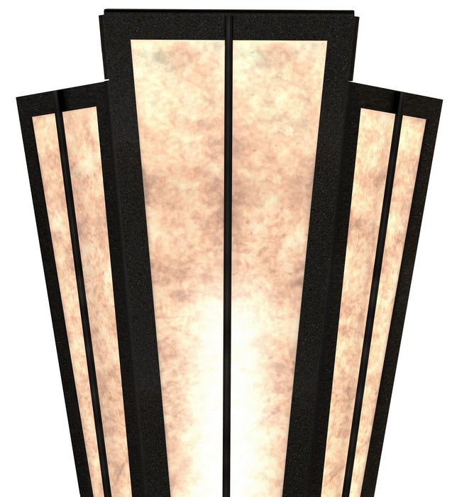 Meyda Tiffany 255636 One Light Wall Sconce, Textured Black