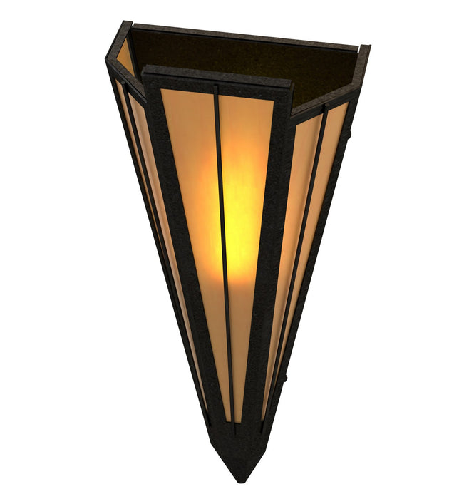 Meyda Tiffany 255641 One Light Wall Sconce, Textured Black