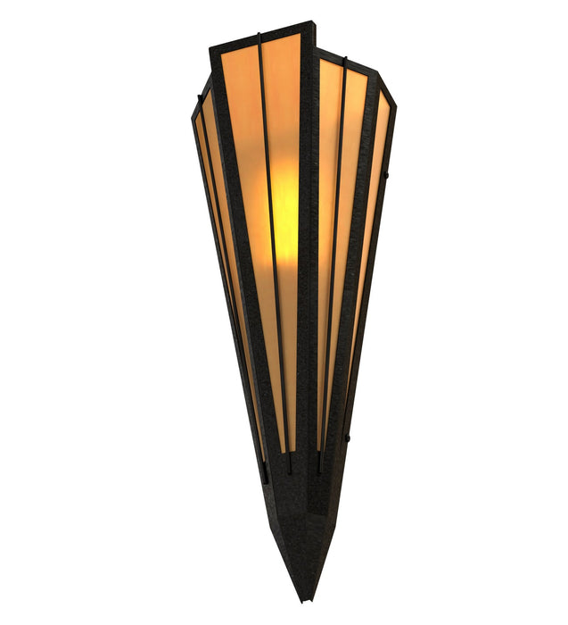 Meyda Tiffany 255641 One Light Wall Sconce, Textured Black