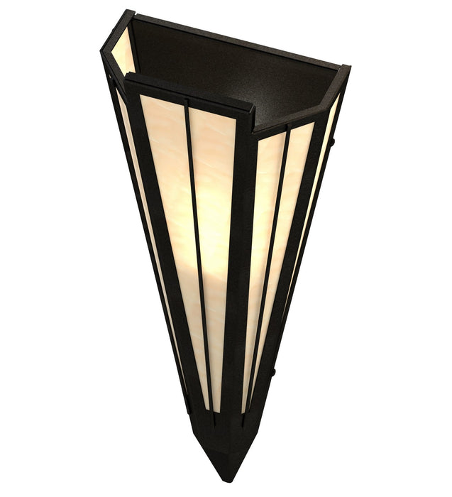 Meyda Tiffany 255643 One Light Wall Sconce, Textured Black