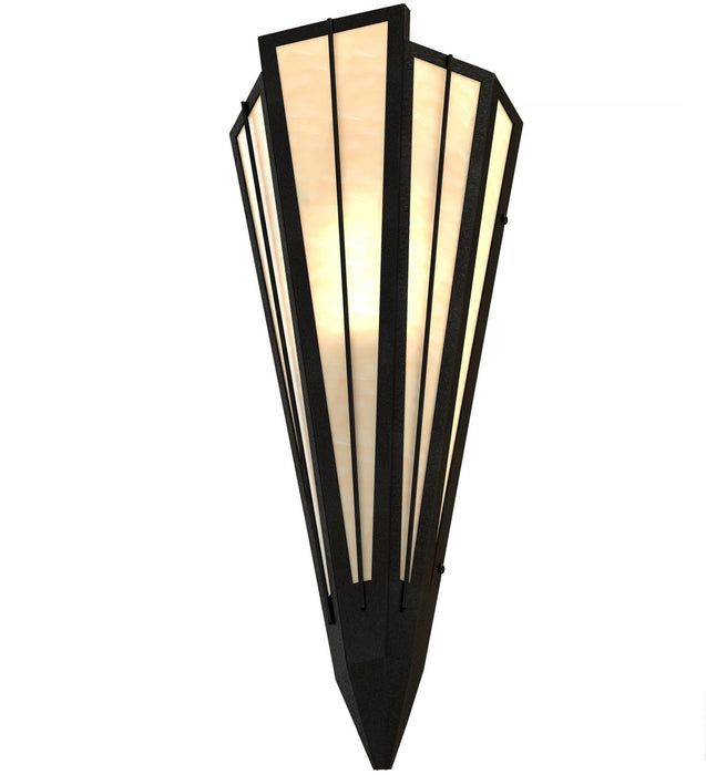 Meyda Tiffany 255643 One Light Wall Sconce, Textured Black