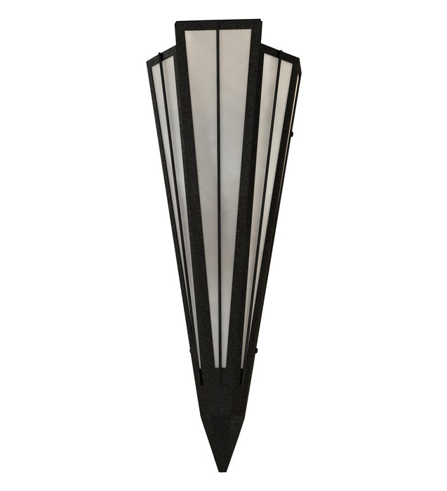 Meyda Tiffany 255647 One Light Wall Sconce, Textured Black
