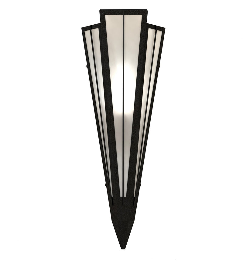 Meyda Tiffany 255647 One Light Wall Sconce, Textured Black