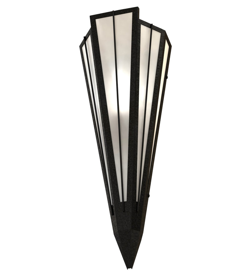 Meyda Tiffany 255647 One Light Wall Sconce, Textured Black