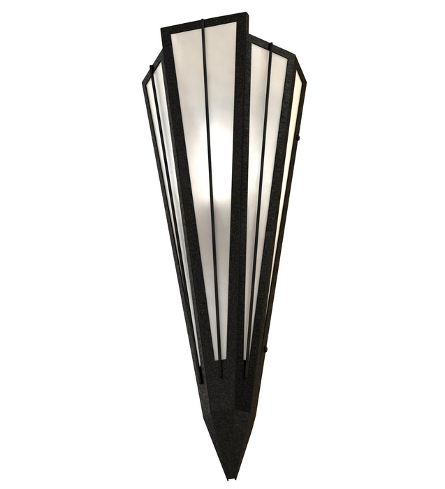 Meyda Tiffany 255647 One Light Wall Sconce, Textured Black