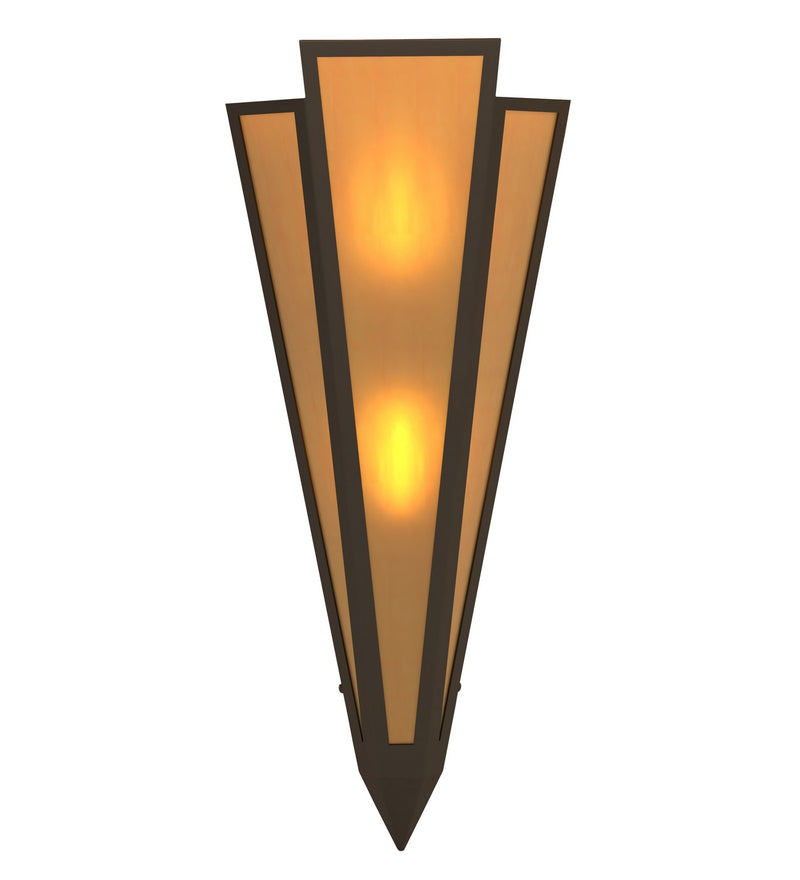 Meyda Tiffany 255729 Two Light Wall Sconce, Oil Rubbed Bronze