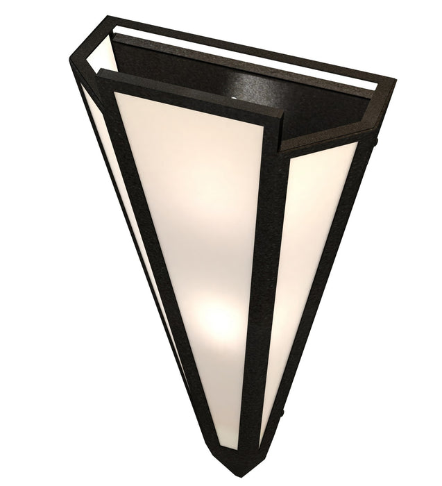 Meyda Tiffany 255754 Two Light Wall Sconce, Textured Black