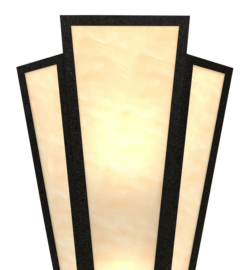 Meyda Tiffany 255757 Two Light Wall Sconce, Textured Black