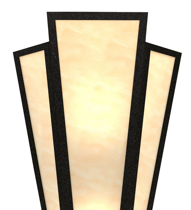 Meyda Tiffany 255757 Two Light Wall Sconce, Textured Black