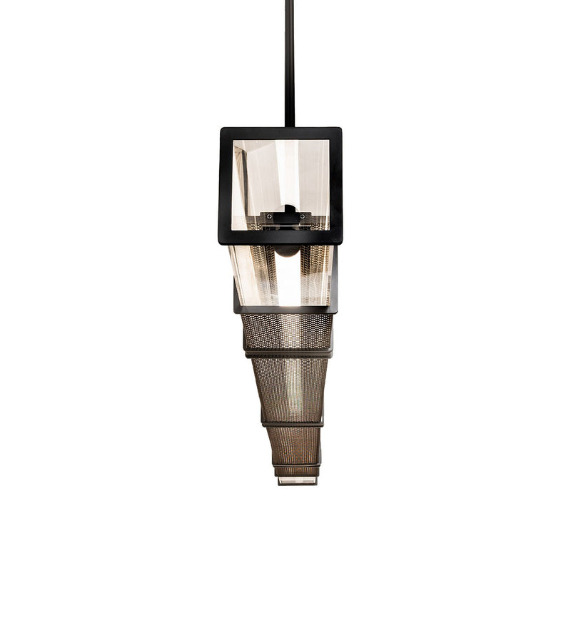 Meyda Tiffany 258960 LED Pendant, Solar Black/Gold Matte