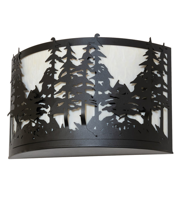 Meyda Tiffany 261119 Four Light Wall Sconce, Textured Black