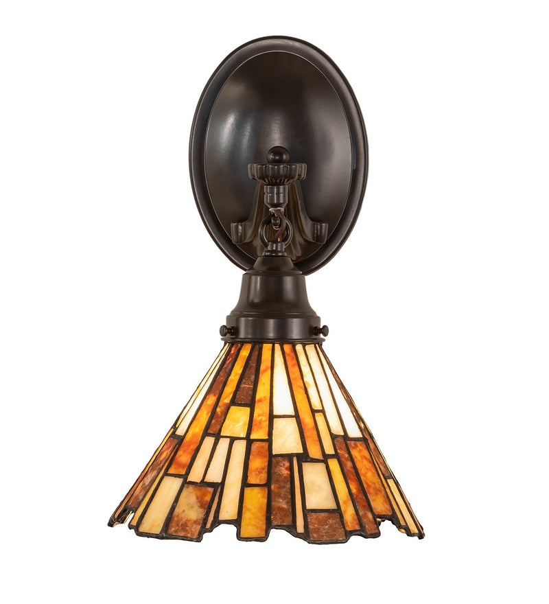 Meyda Tiffany 261492 One Light Wall Sconce, Timeless Bronze