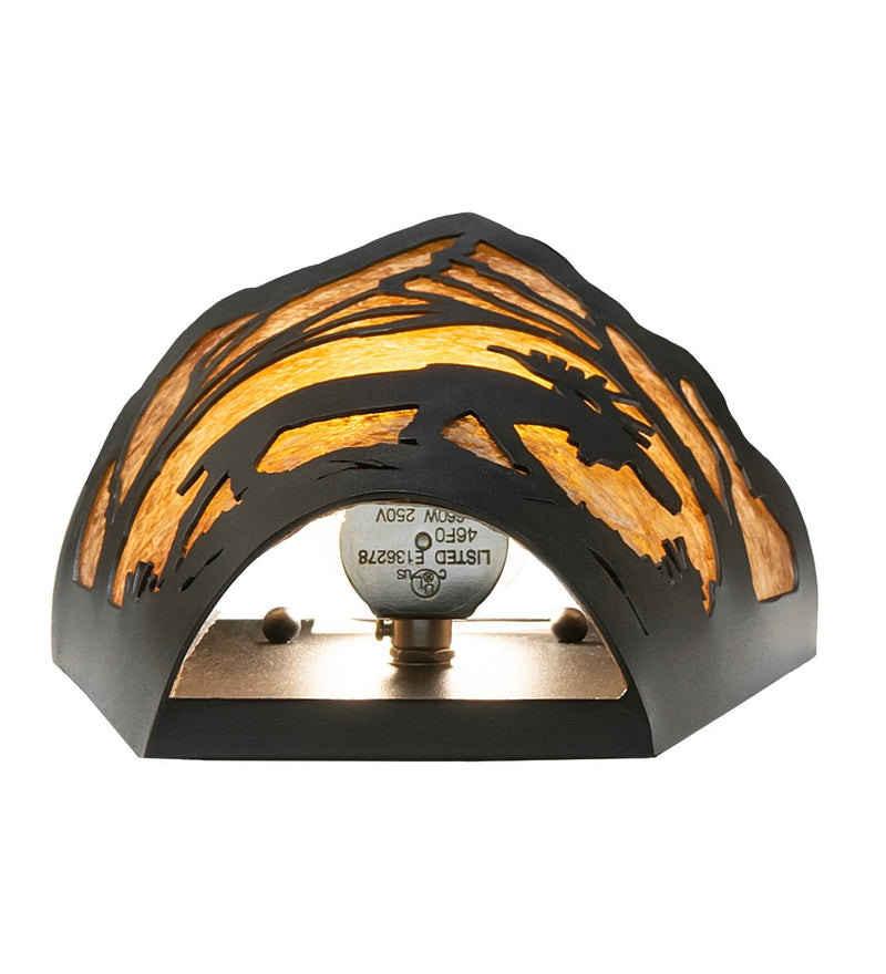 Meyda Tiffany 261845 One Light Wall Sconce, Textured Black