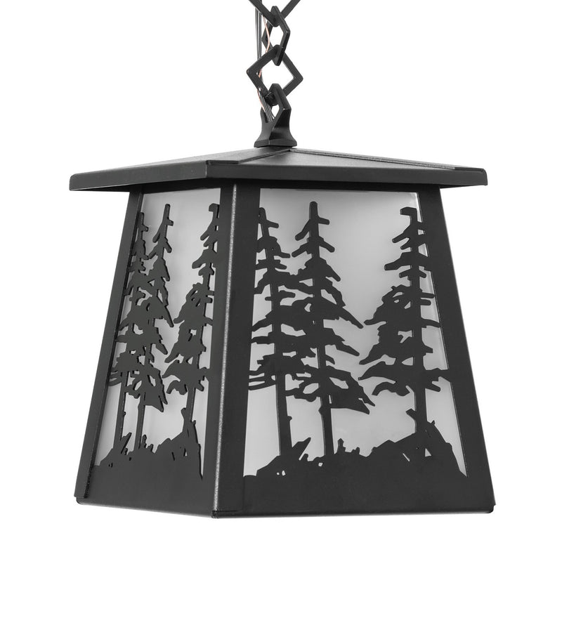 Meyda Tiffany 261862 One Light Mini Pendant, Textured Black
