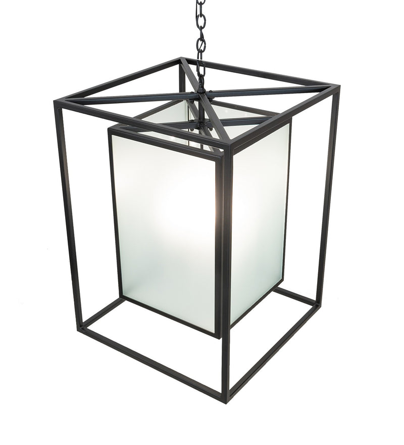 Meyda Tiffany 262077 Four Light Pendant, Textured Black