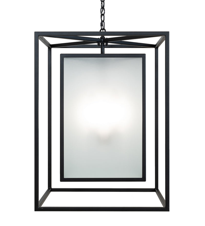 Meyda Tiffany 262077 Four Light Pendant, Textured Black