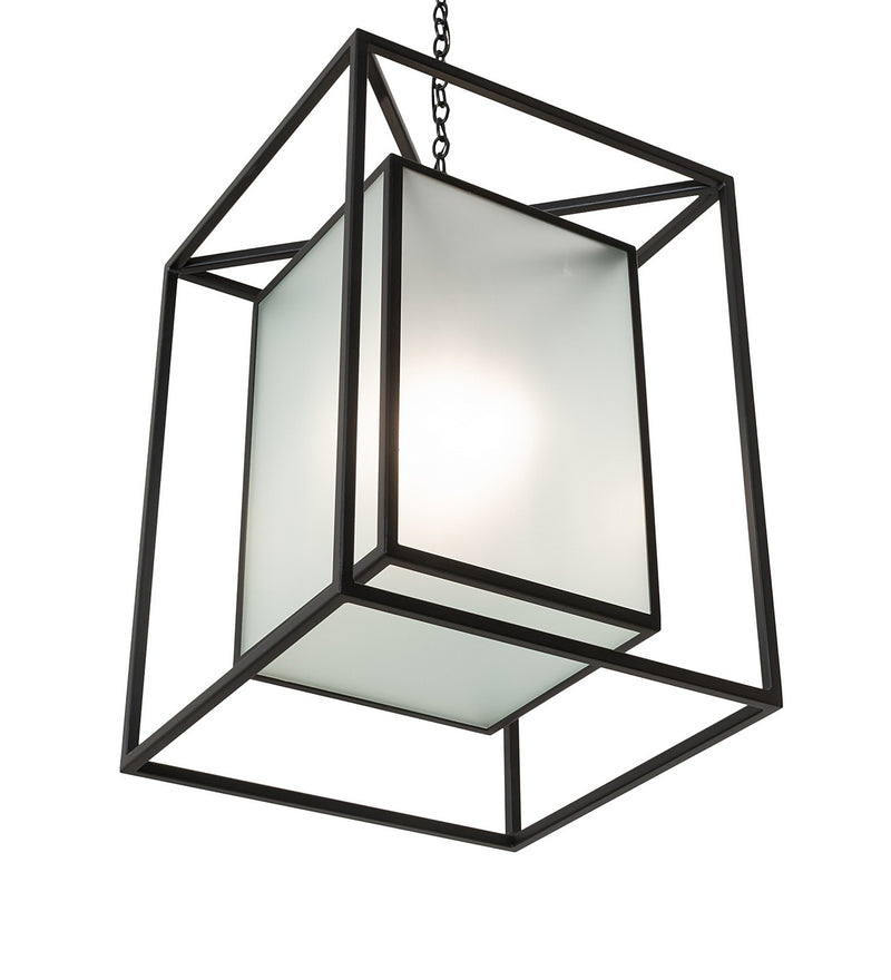 Meyda Tiffany 262077 Four Light Pendant, Textured Black
