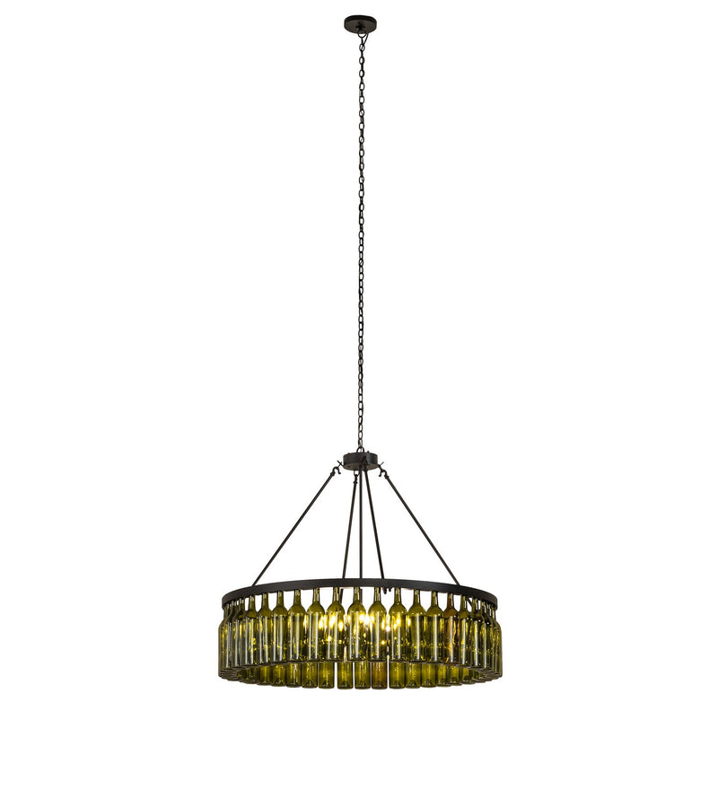 Meyda Tiffany 263172 Six Light Chandelier, Textured Black
