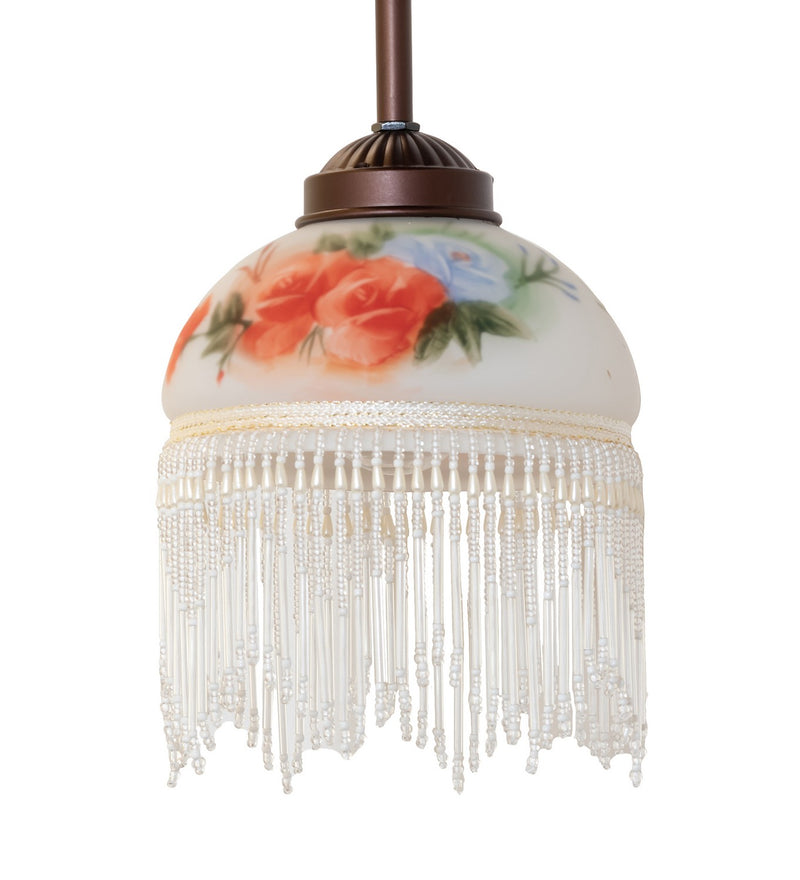 Meyda Tiffany 265576 One Light Mini Pendant, Mahogany Bronze