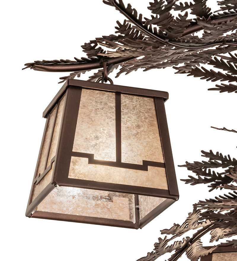 Meyda Tiffany 265656 Five Light Chandelier, Mahogany Bronze