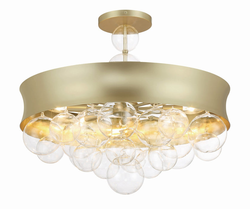 Minka-Lavery 5197-697 Eight Light Convertible Pendant, Soft Gold