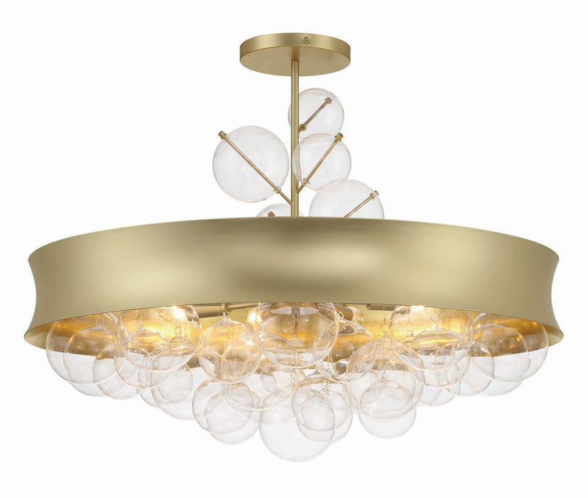 Minka-Lavery 5198-697 Eight Light Convertible Pendant, Soft Gold