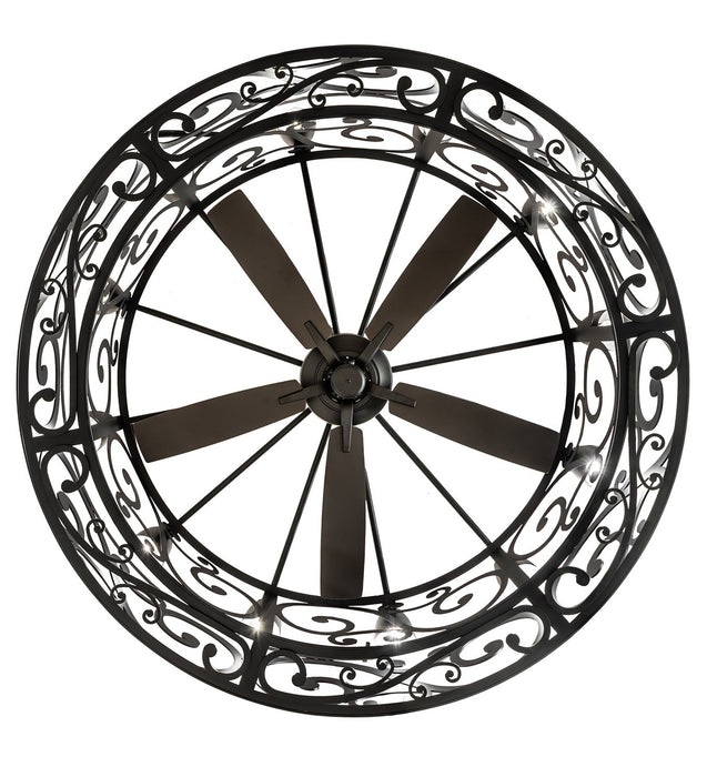 Meyda Tiffany 261144 12 Light Lantern, Solar Black