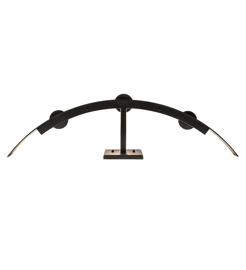 Meyda Tiffany 263901 Three Light Wall Sconce, Textured Black