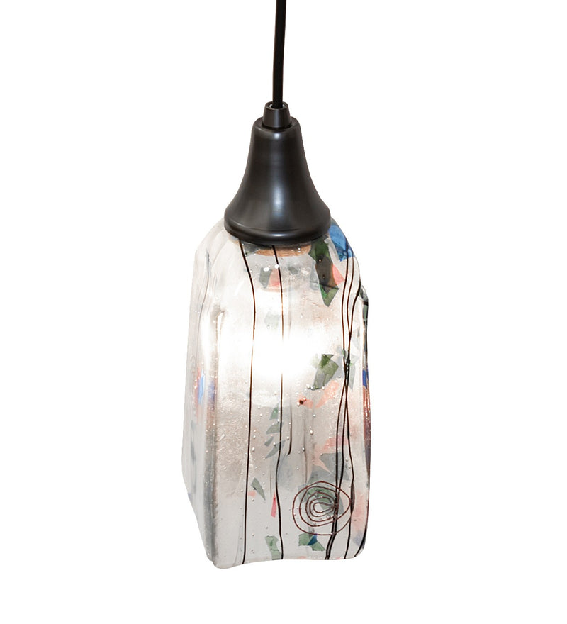 Meyda Tiffany 264166 One Light Mini Pendant, Craftsman Brown