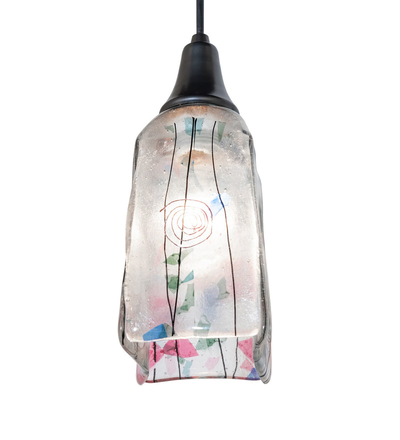 Meyda Tiffany 264166 One Light Mini Pendant, Craftsman Brown
