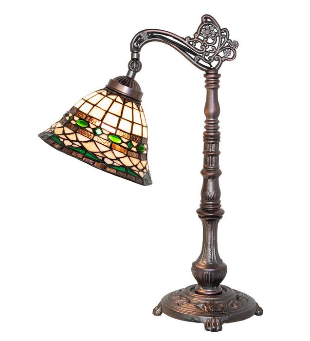Meyda Tiffany 65077 One Light Table Lamp, Antique Copper