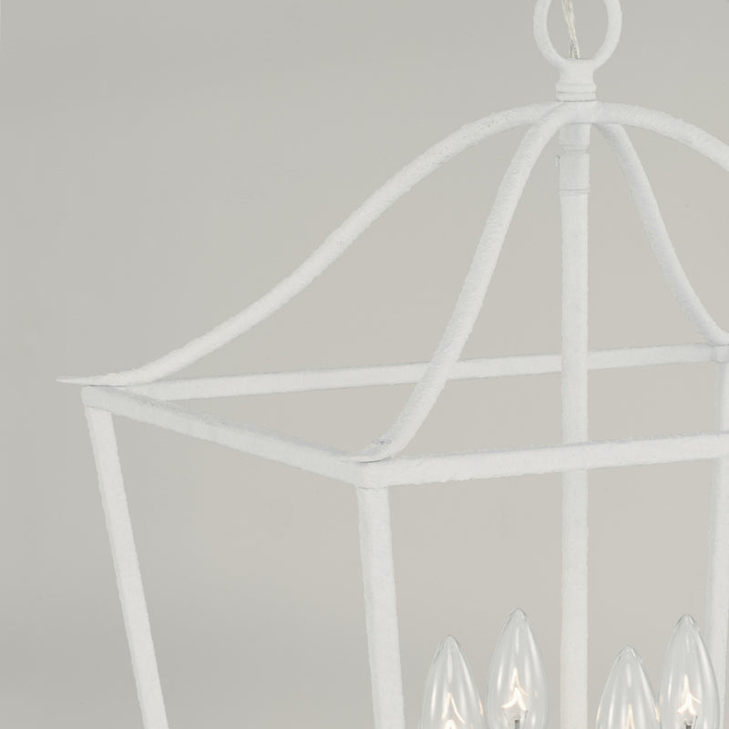 Capital Lighting 550641XW Four Light Pendant, Textured White