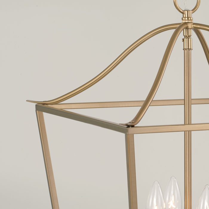 Capital Lighting 550641MA Four Light Foyer, Matte Brass