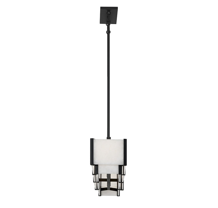Savoy House 1-2330-5-50 Five Light Linear Chandelier, Black Cashmere