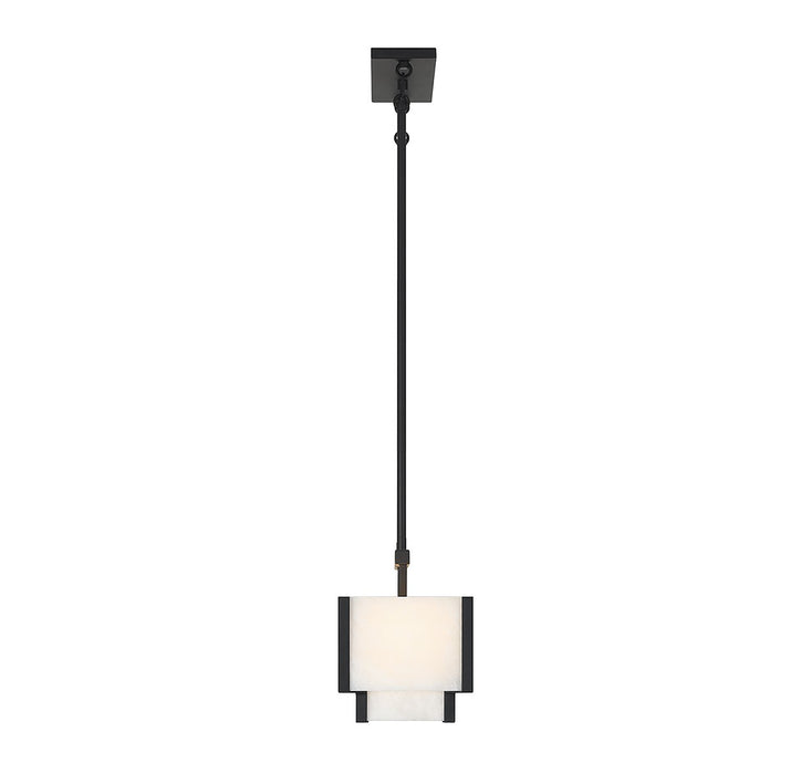 Savoy House 1-2332-8-50 Eight Light Linear Chandelier, Black Cashmere