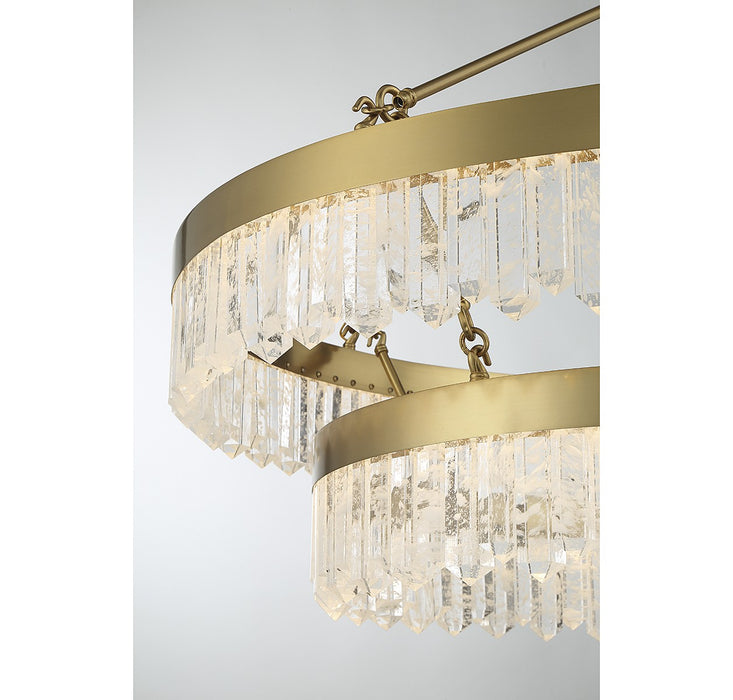 Savoy House 7-1622-117-322 LED Pendant, Warm Brass