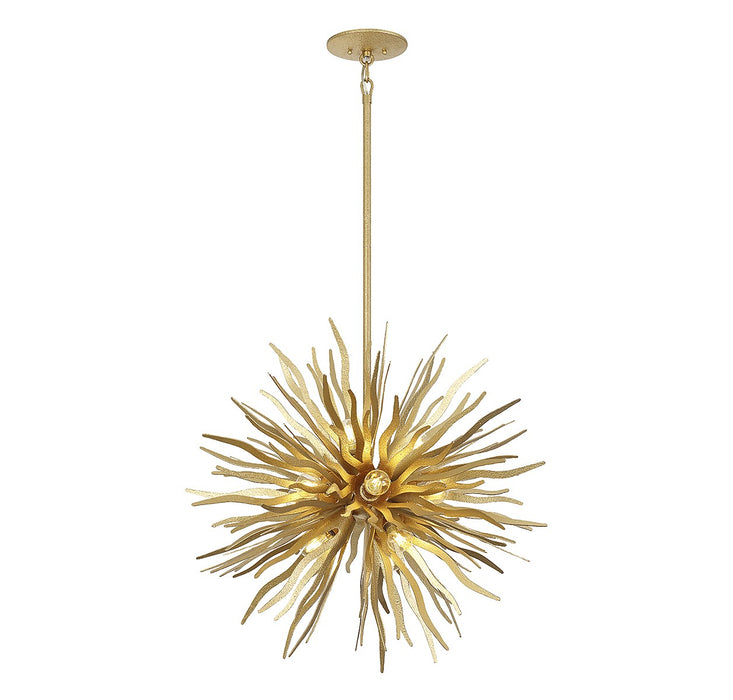 Savoy House 7-1957-12-37 12 Light Pendant, Cavalier Gold