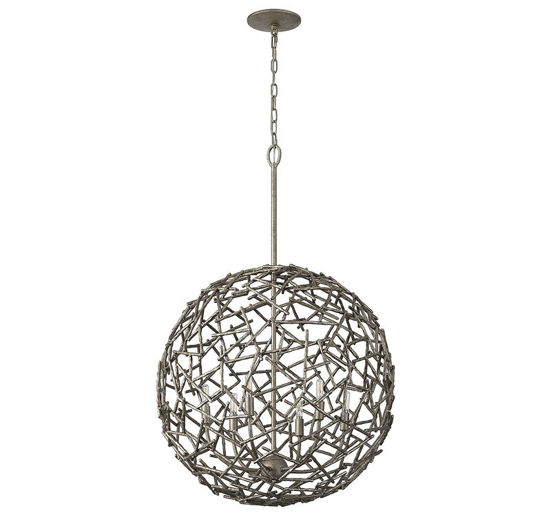 Savoy House 7-2244-6-10 Six Light Pendant, Campagne Luxe