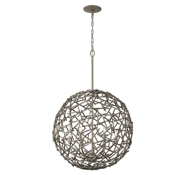 Savoy House 7-2244-6-10 Six Light Pendant, Campagne Luxe