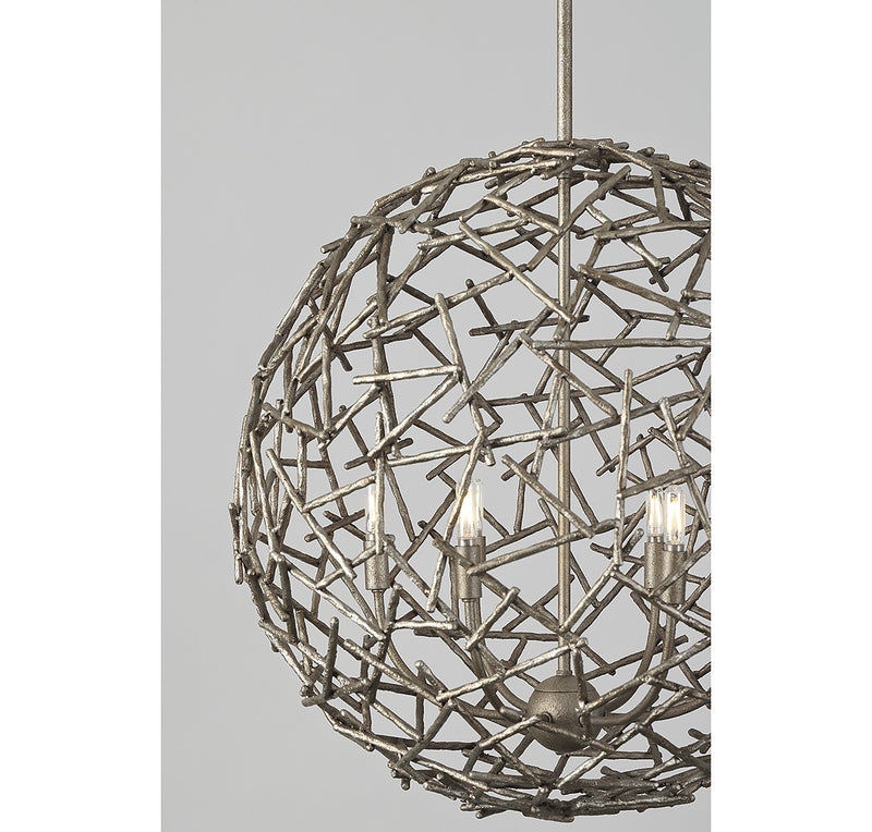Savoy House 7-2244-6-10 Six Light Pendant, Campagne Luxe