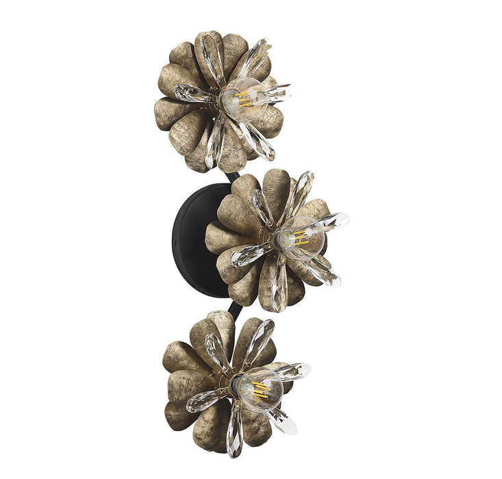 Savoy House 9-1964-3-18 Three Light Wall Sconce, Delphine